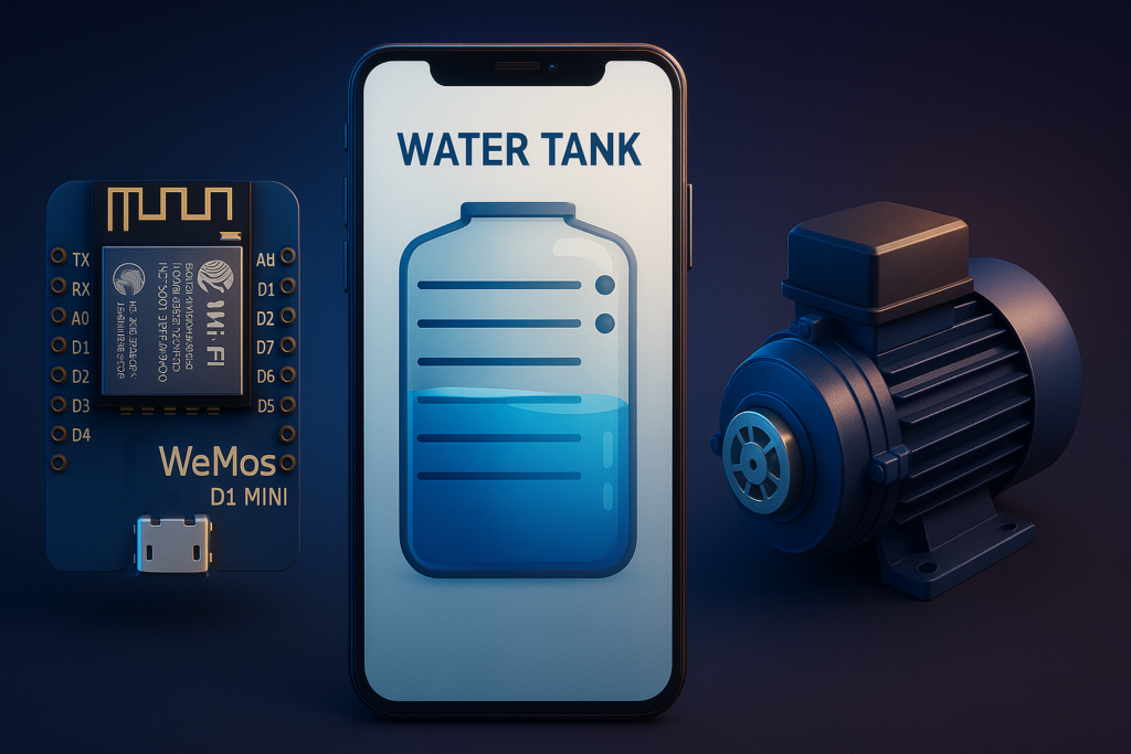 Wi-Fi Based Water Tank Monitoring and Control System Using Wemos D1 ...